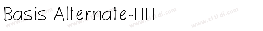 Basis Alternate字体转换